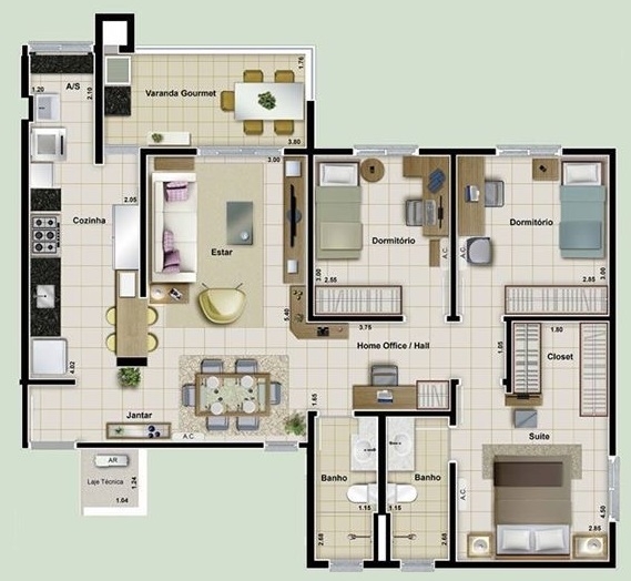 Apartamento à venda com 3 quartos, 89m² - Foto 27