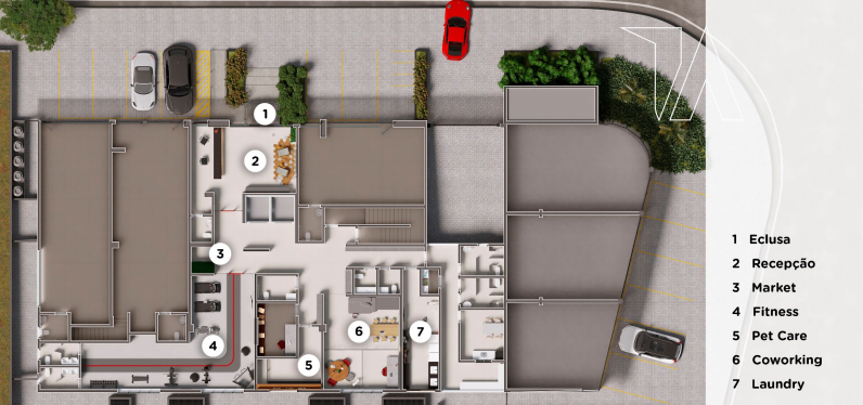 Apartamento, 1 quarto, 60 m² - Foto 2