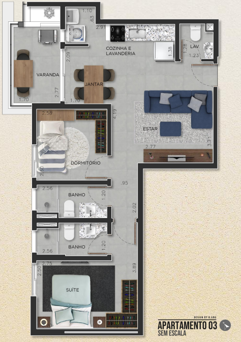 Apartamento, 2 quartos, 65 m² - Foto 26