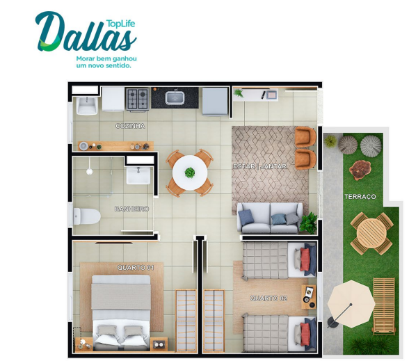 Apartamento, 2 quartos, 48 m² - Foto 23