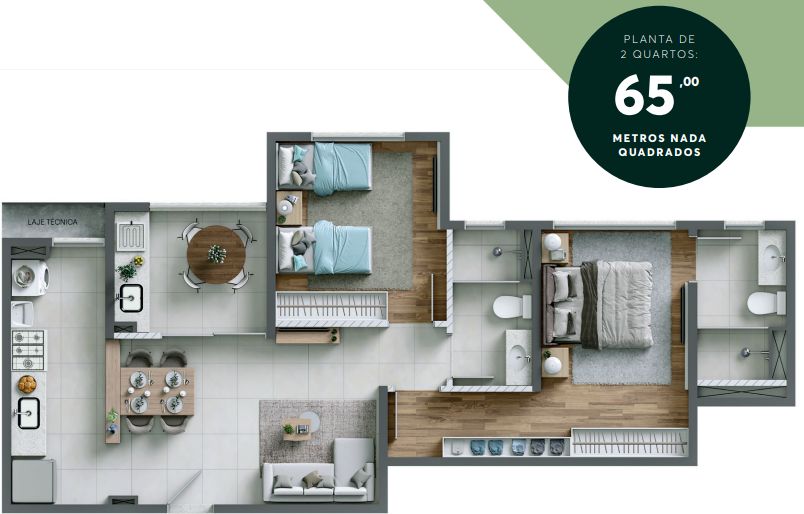 Apartamento à venda com 2 quartos, 65m² - Foto 22