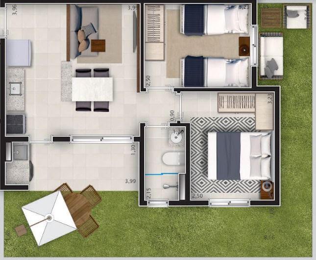 Apartamento, 2 quartos, 63 m² - Foto 3