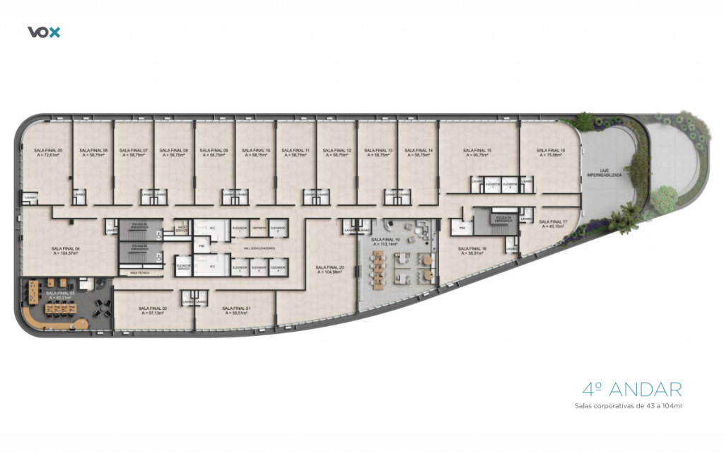 Sala-Conjunto, 55 m² - Foto 28