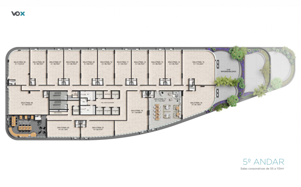 Sala-Conjunto, 55 m² - Foto 29