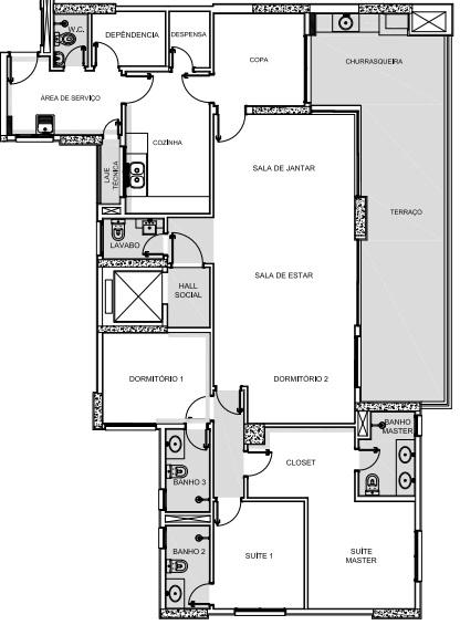 Apartamento, 3 quartos, 186 m² - Foto 29