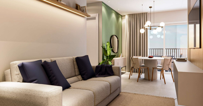 Apartamento, 2 quartos, 51 m² - Foto 1