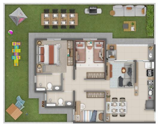 Apartamento, 3 quartos, 63 m² - Foto 34