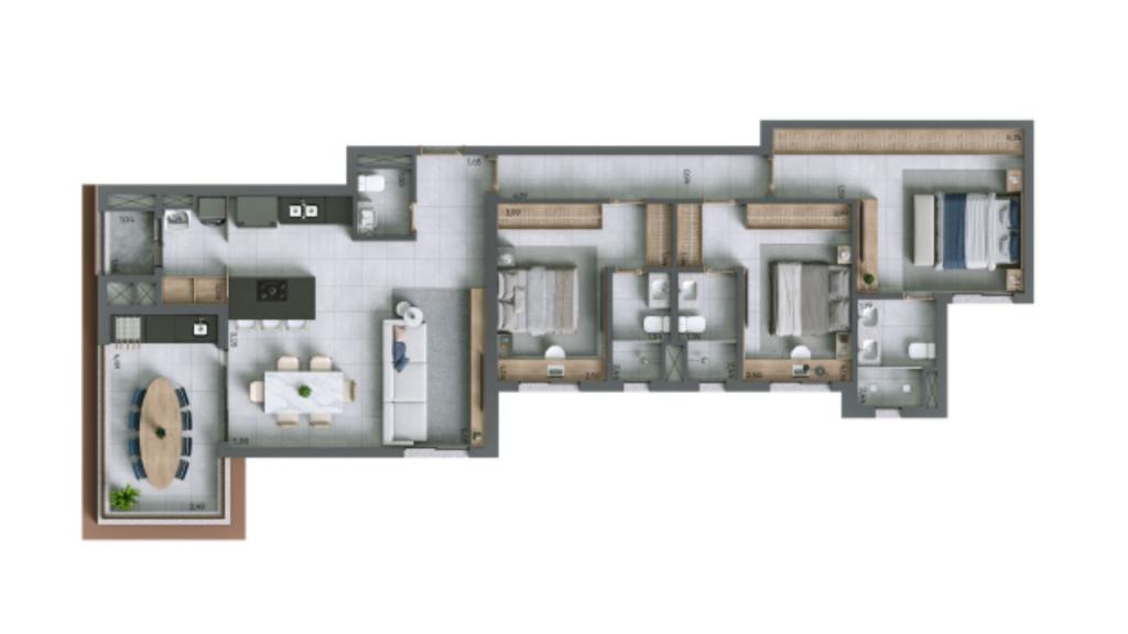 Apartamento, 3 quartos, 130 m² - Foto 16