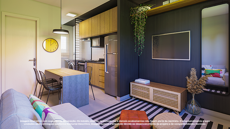 Apartamento à venda com 2 quartos, 39m² - Foto 1