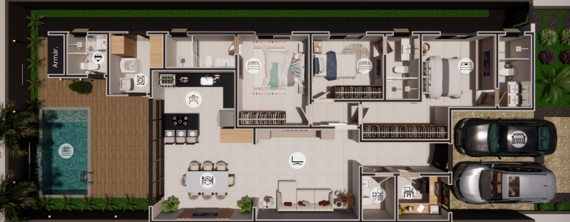 Casa de Condomínio à venda com 3 quartos, 169m² - Foto 7