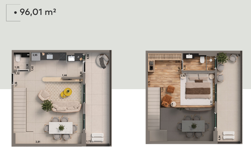 Apartamento, 1 quarto, 94 m² - Foto 3